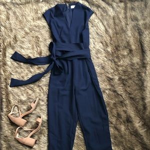 Navy blue jumpsuit